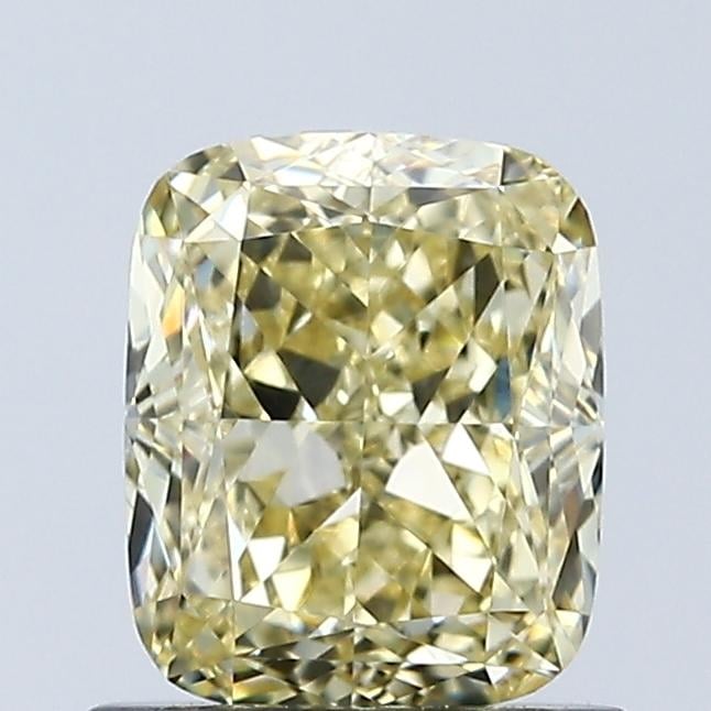 1.09 Ct. Fancy Yellow Cushion Lab Grown Diamond