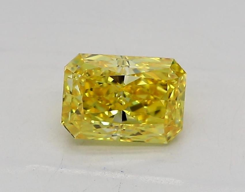 1.04 Ct. Fancy Vivid Yellow Radiant Lab Grown Diamond