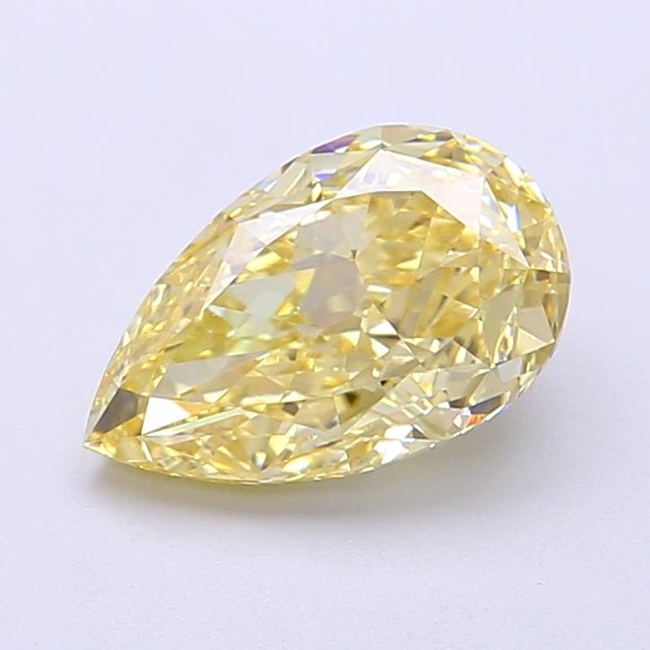 1.91 Ct. Fancy Fancy Yellow Pear Lab Grown Diamond
