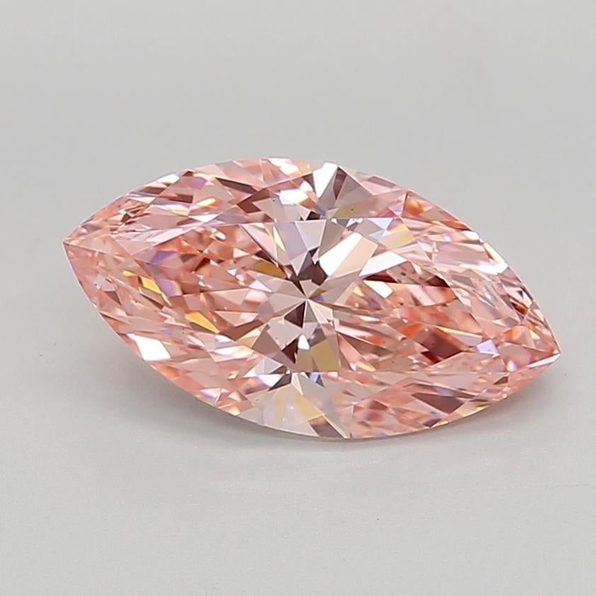 2.50 Ct. Fancy Vivid  Pink Marquise Lab Grown Diamond