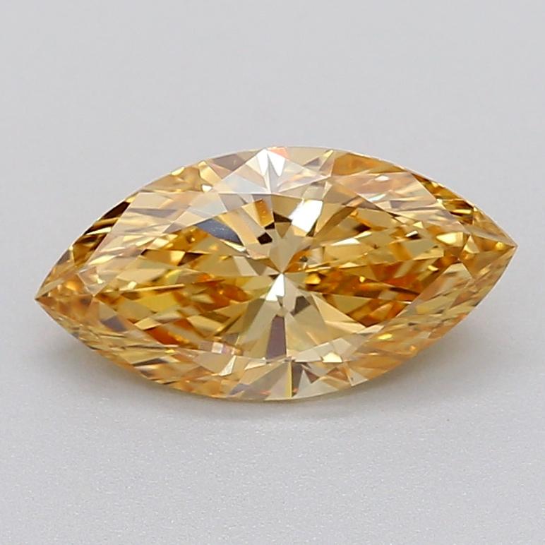1.99 Ct. Fancy Intense Yellow Orange Marquise Lab Grown Diamond