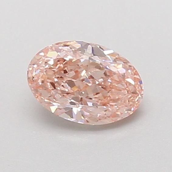 0.72 Ct. Fancy Vivid Pink Oval Lab Grown Diamond