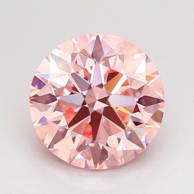1.50 Ct. Fancy Intense Pink Round Lab Grown Diamond