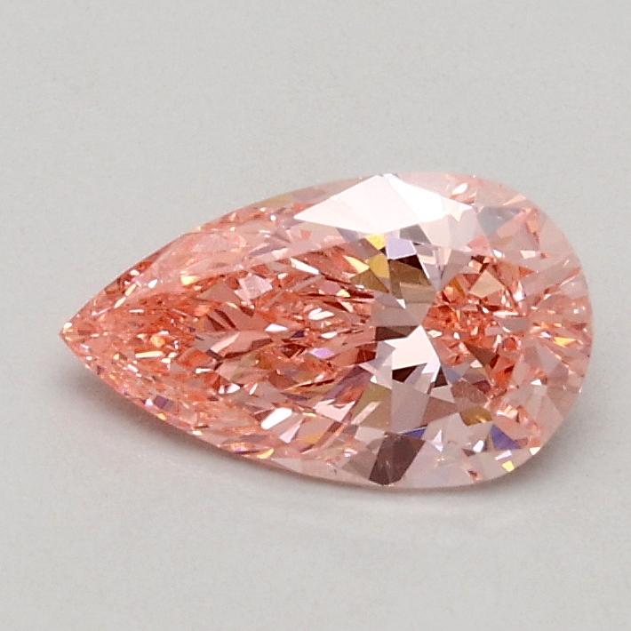 0.50 Ct. Fancy Vivid Pink Pear Lab Grown Diamond