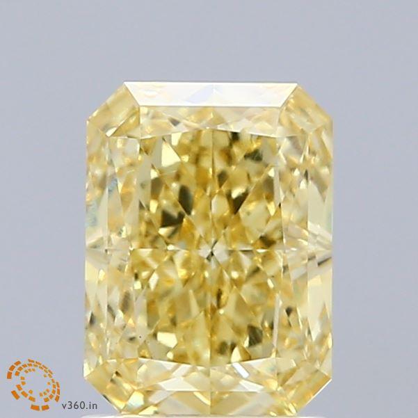 1.81 Ct. Fancy Intense Yellow Radiant Lab Grown Diamond