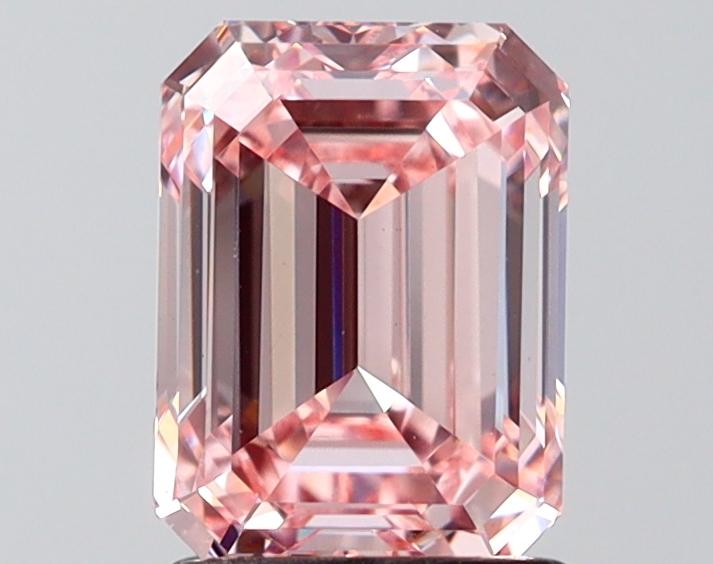 2.06 Ct. Fancy Intense Pink Emerald Lab Grown Diamond
