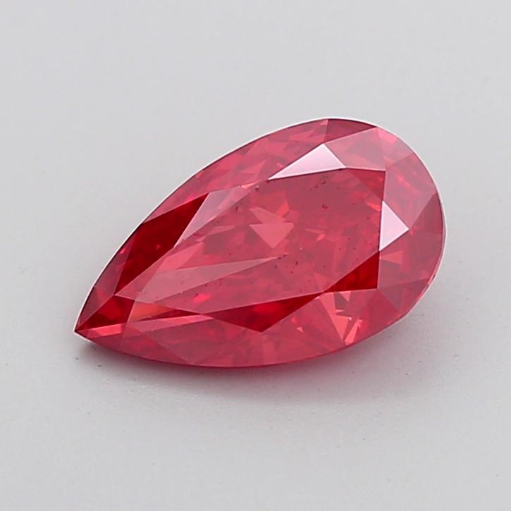 2.18 Ct. Fancy Red Pear Lab Grown Diamond