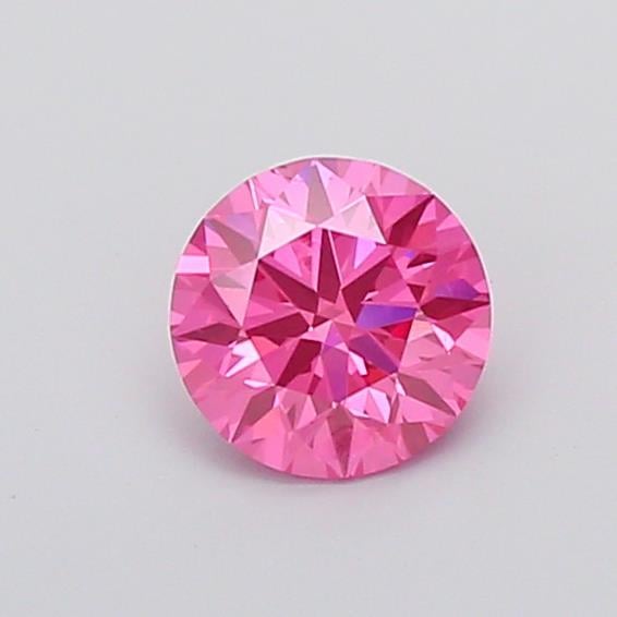 1.02 Ct. Fancy Vivid Pink Round Lab Grown Diamond