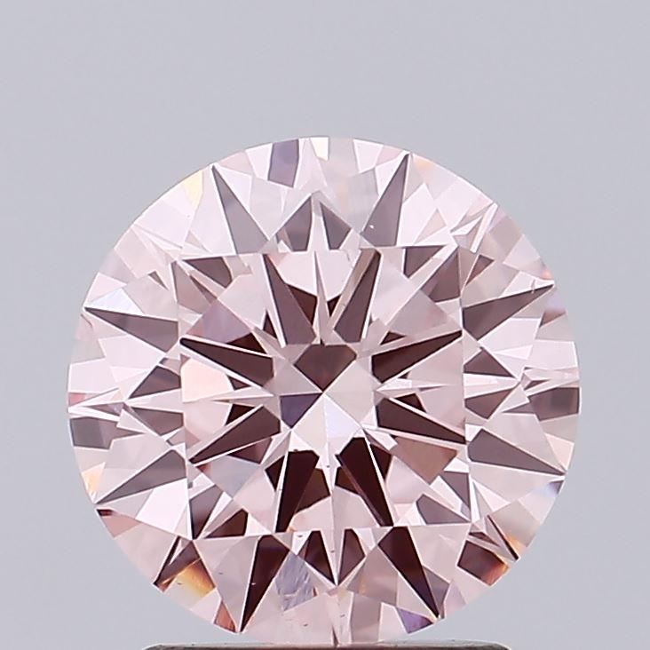 2.02 Ct. Fancy Intense Pink Round Lab Grown Diamond
