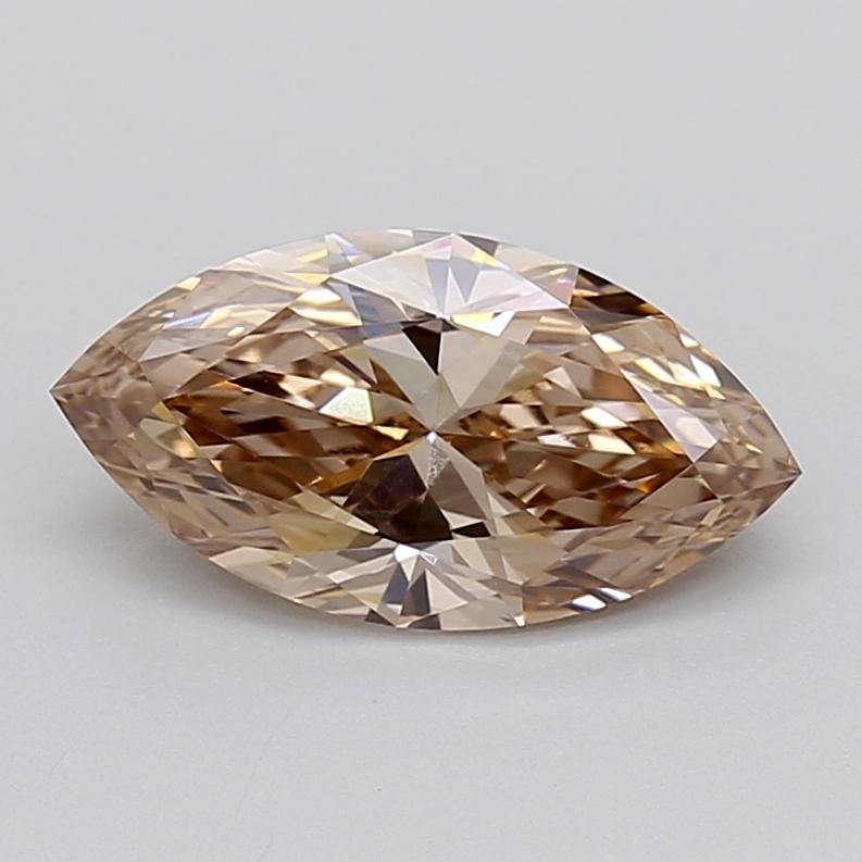 2.03 Ct. Light  Brown Marquise Lab Grown Diamond
