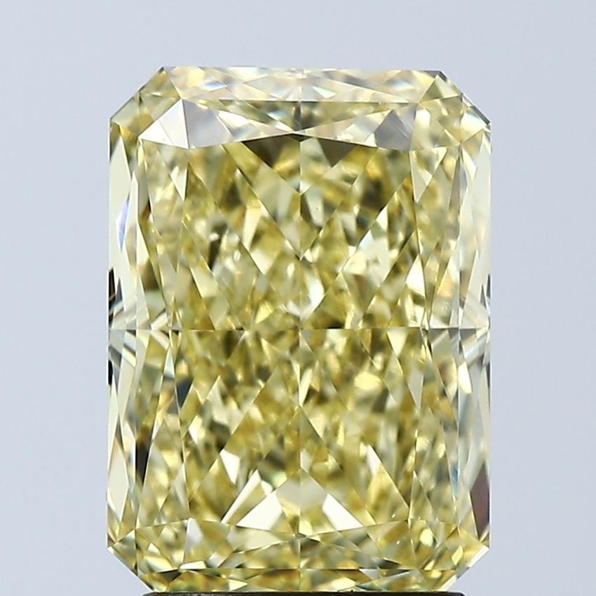 3.08 Ct. Fancy Vivid Yellow Radiant Lab Grown Diamond