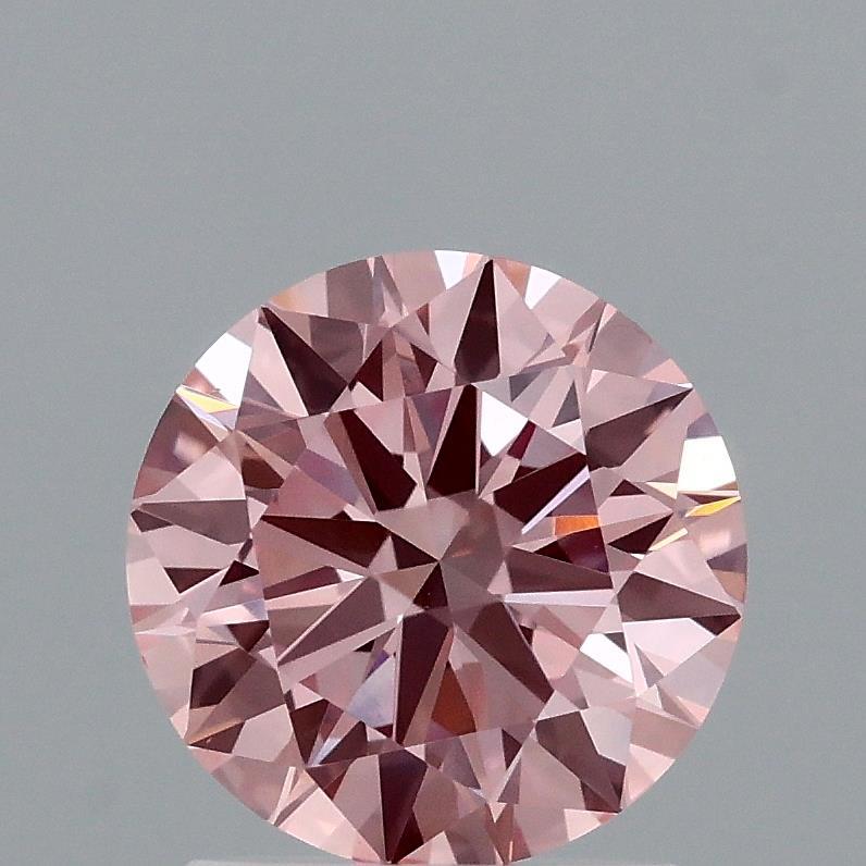1.50 Ct. Fancy Vivid Pink Round Lab Grown Diamond