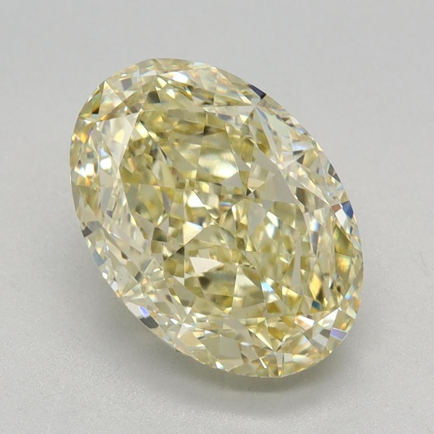2.70 Ct. Fancy Yellow Oval Lab Grown Diamond