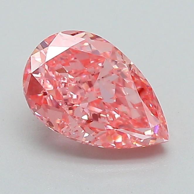 1.00 Ct. Fancy Vivid Pink Pear Lab Grown Diamond