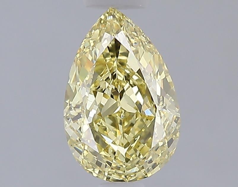 1.10 Ct. Fancy Vivid Yellow Yellow Pear Lab Grown Diamond