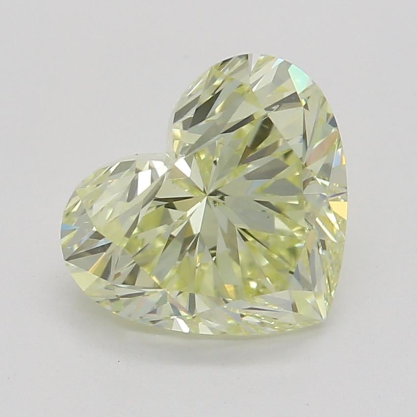 1.01 Ct. Fancy Light Yellow Heart Diamond