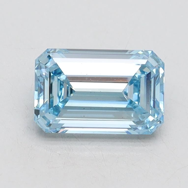 1.04 Ct. Fancy Intense Blue Emerald Lab Grown Diamond