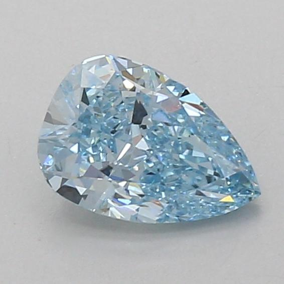 1.02 Ct. Fancy Vivid Blue Pear Lab Grown Diamond
