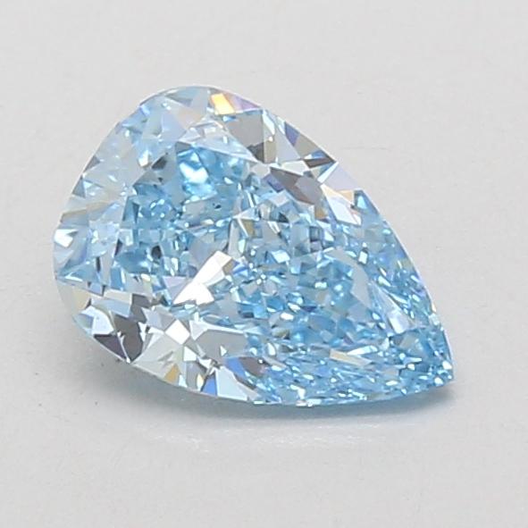 1.05 Ct. Fancy Vivid Blue Pear Lab Grown Diamond