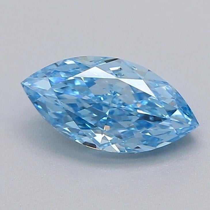 0.53 Ct. Fancy Vivid  Blue Marquise Lab Grown Diamond