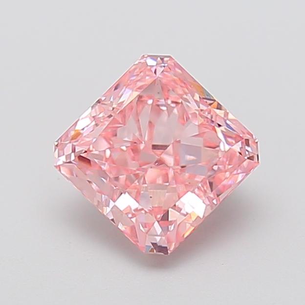 2.11 Ct. Fancy Intense  Pink Radiant Lab Grown Diamond