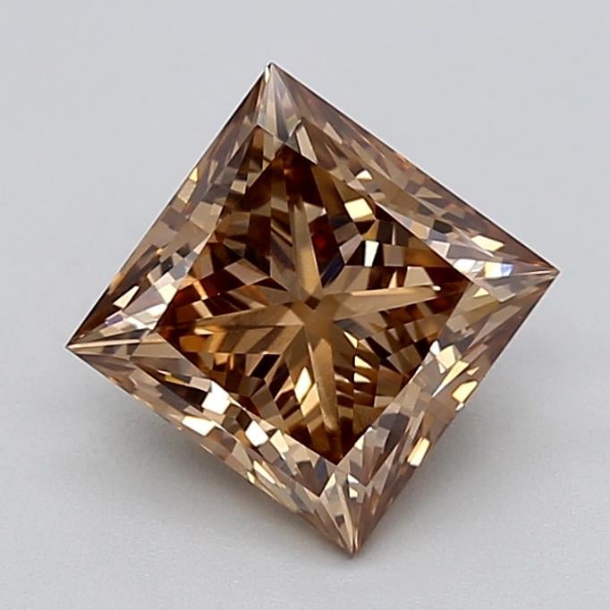 2.02 Ct. Fancy  Brown Princess Lab Grown Diamond