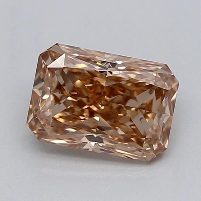 0.54 Ct. Light  Brown Radiant Lab Grown Diamond