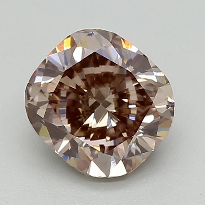 1.13 Ct. Light  Brown Cushion Lab Grown Diamond