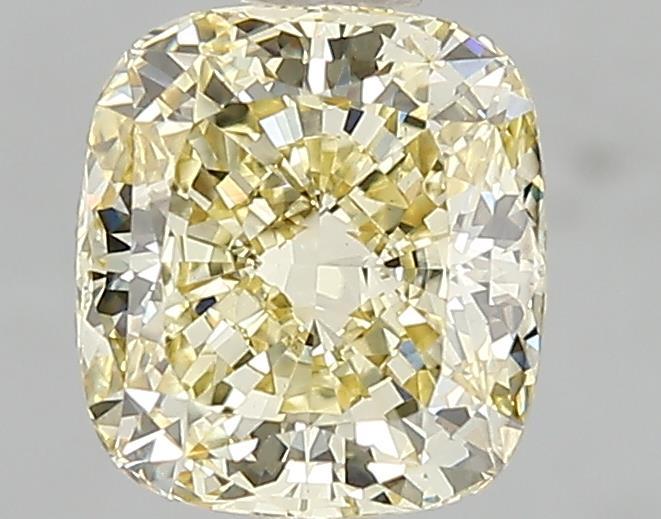 1.58 Ct. Fancy Yellow Cushion Lab Grown Diamond