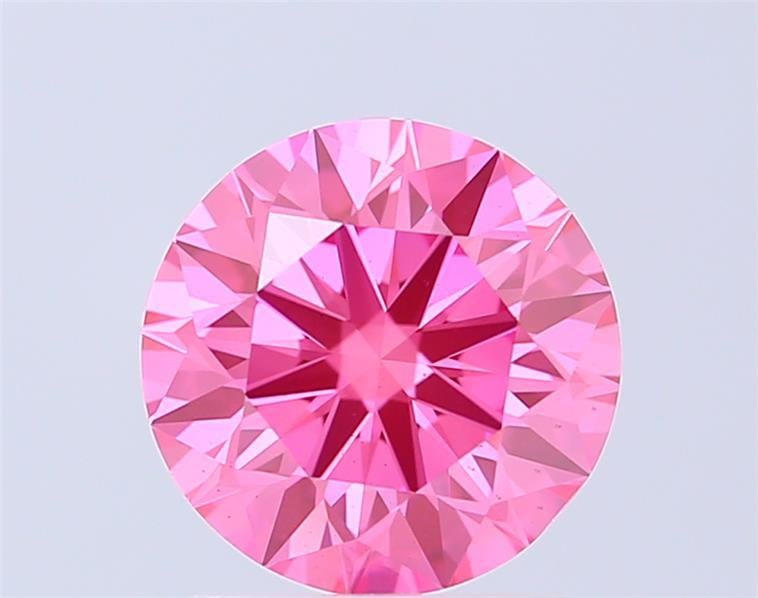 1.80 Ct. Fancy Vivid Pink Round Lab Grown Diamond