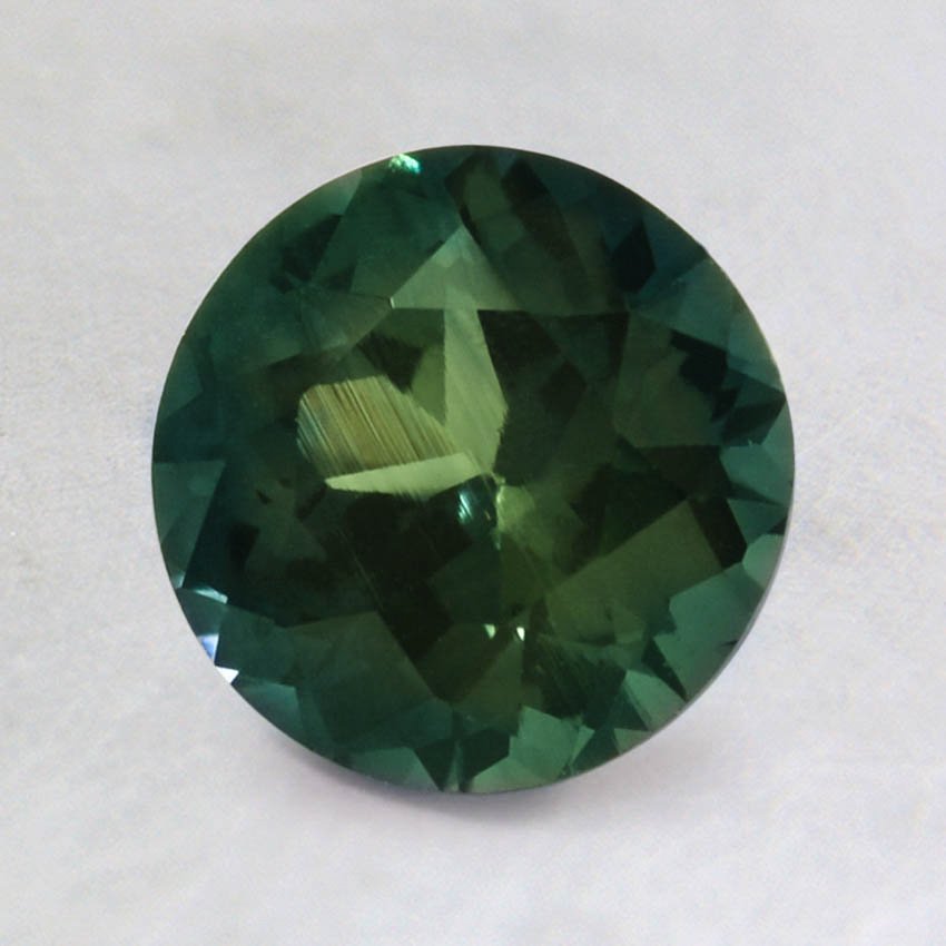 7mm Teal Round Sapphire