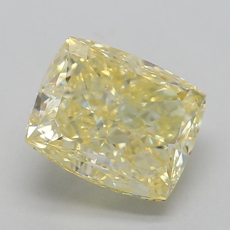 2.01 Ct. Fancy Intense Yellow Cushion Lab Grown Diamond