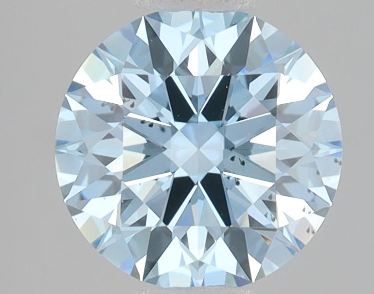 2.00 Ct. Fancy Vivid Blue Round Lab Grown Diamond
