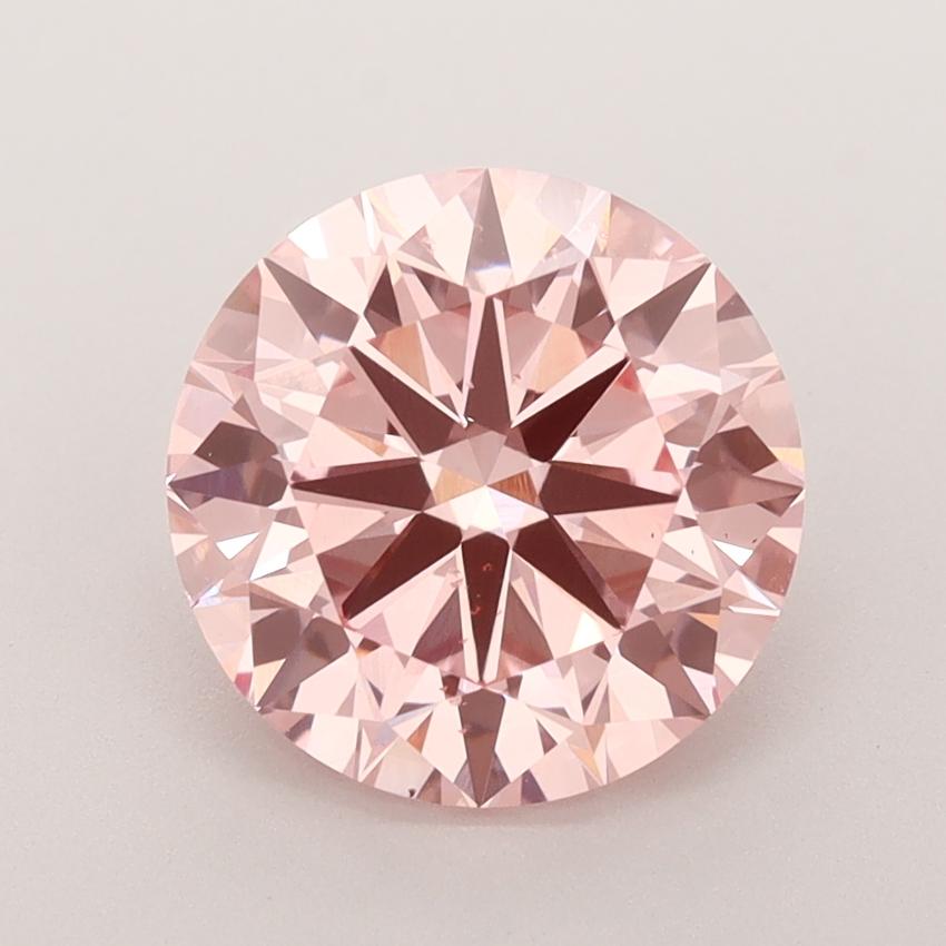 3.01 Ct. Fancy Intense  Pink Round Lab Grown Diamond