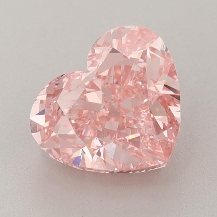 1.91 Ct. Fancy Vivid  Pink Heart Lab Grown Diamond