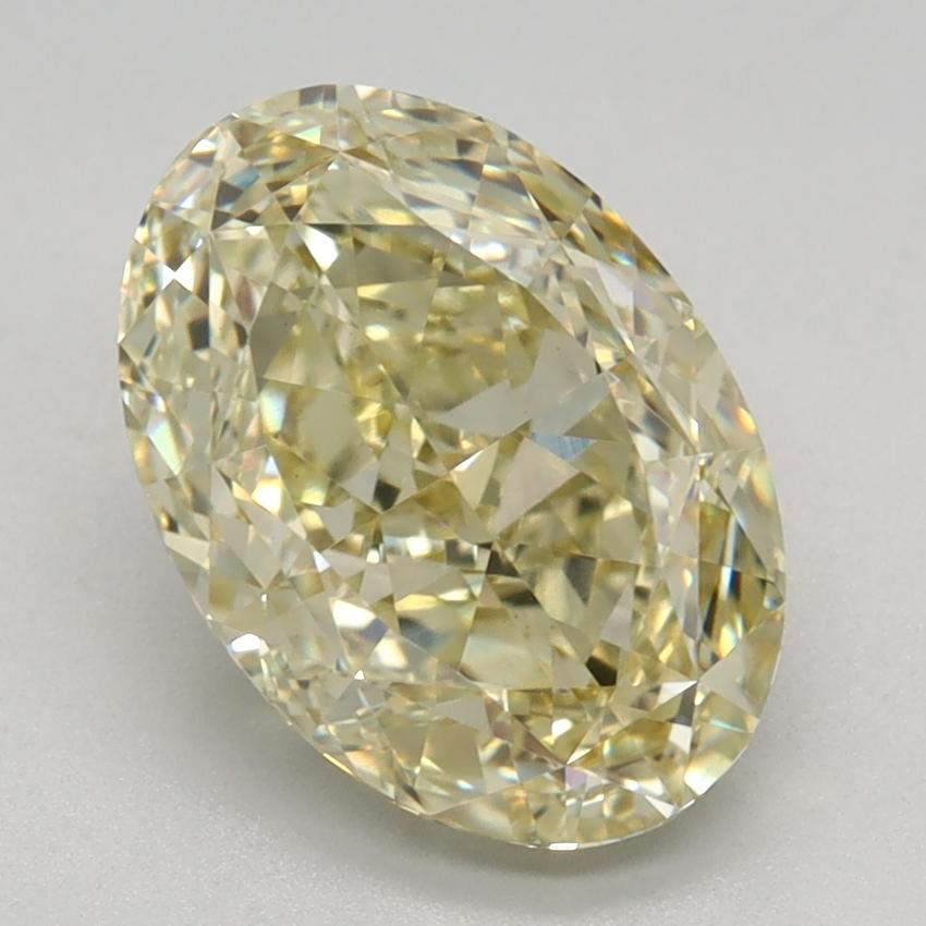 2.62 Ct. Fancy Yellow Oval Lab Grown Diamond
