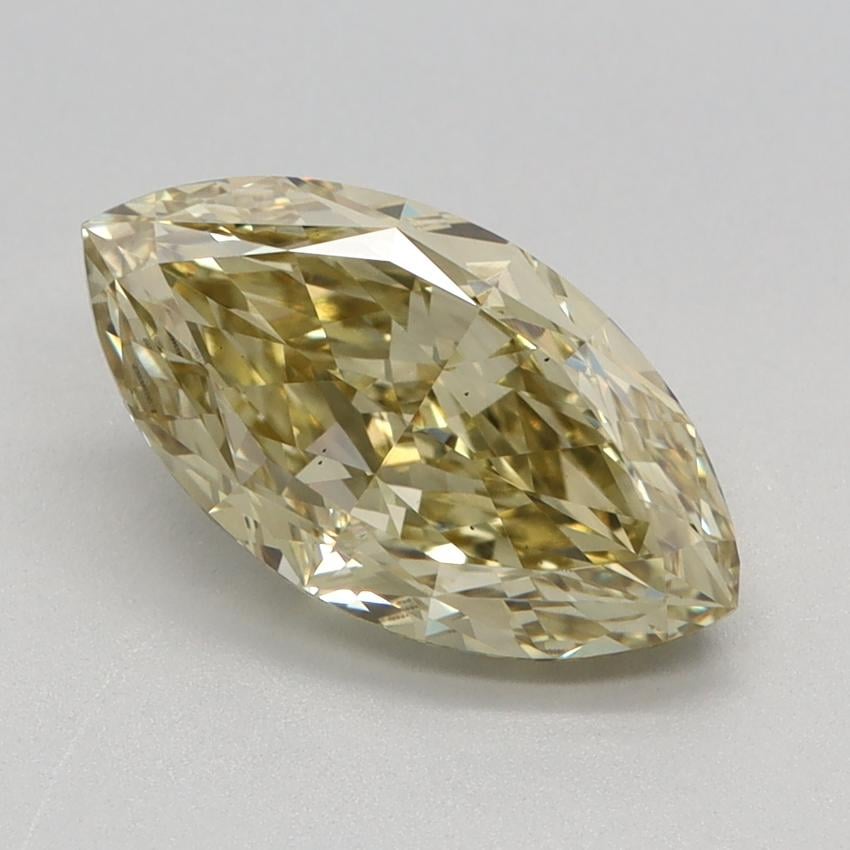 1.67 Ct. Fancy Intense Yellow Marquise Lab Grown Diamond