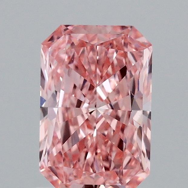 1.03 Ct. Fancy Vivid Pink Radiant Lab Grown Diamond