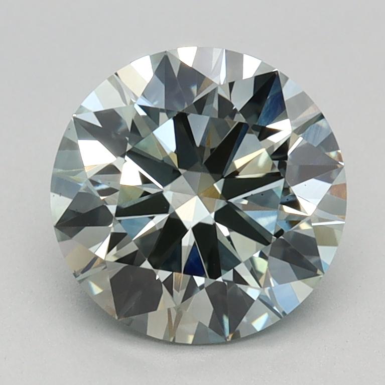1.52 Ct. Fancy Fancy Green Round Lab Grown Diamond