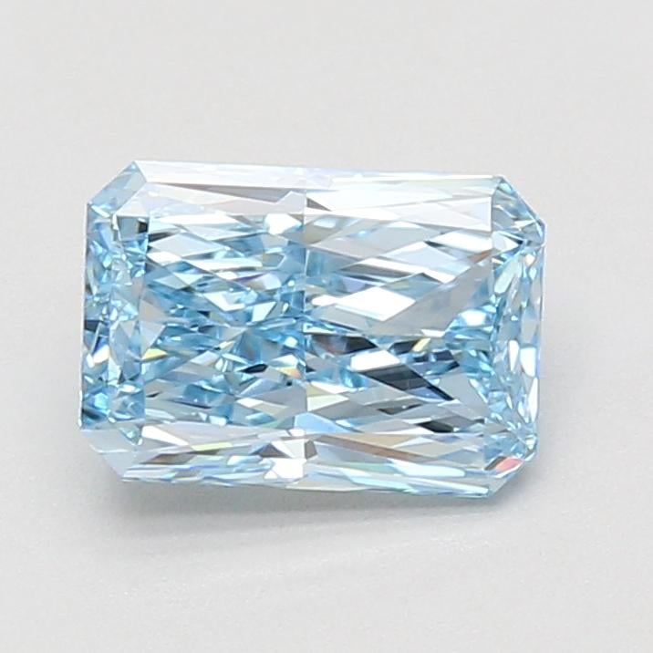 2.01 Ct. Fancy Vivid Blue Radiant Lab Grown Diamond