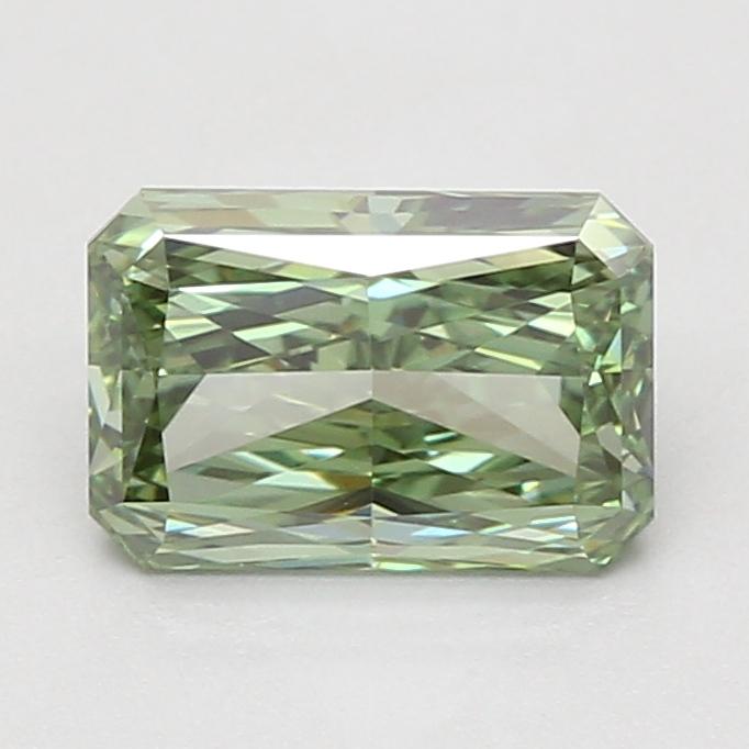 2.02 Ct. Fancy Vivid Green Radiant Lab Grown Diamond