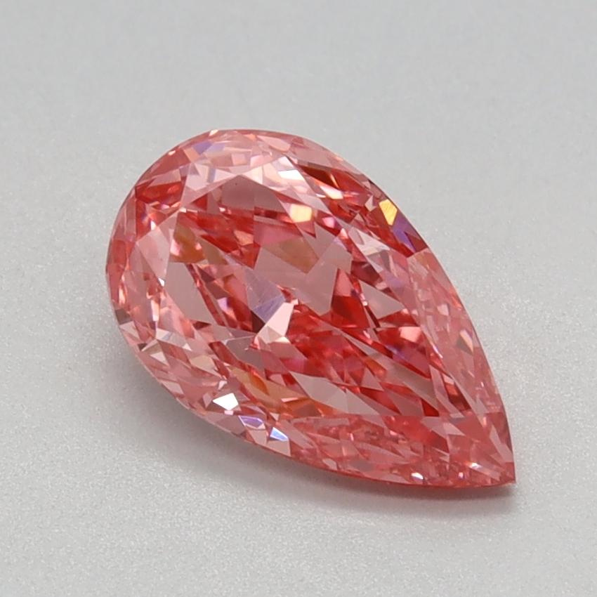 0.86 Ct. Fancy Vivid Pink Pear Lab Grown Diamond