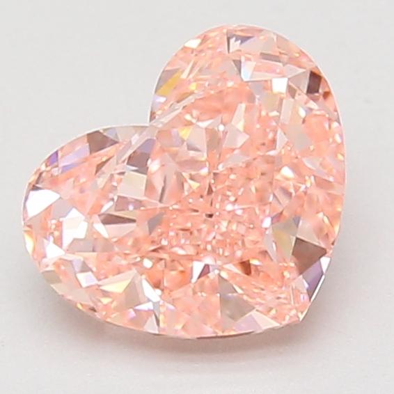 2.06 Ct. Fancy Vivid Pink Heart Lab Grown Diamond