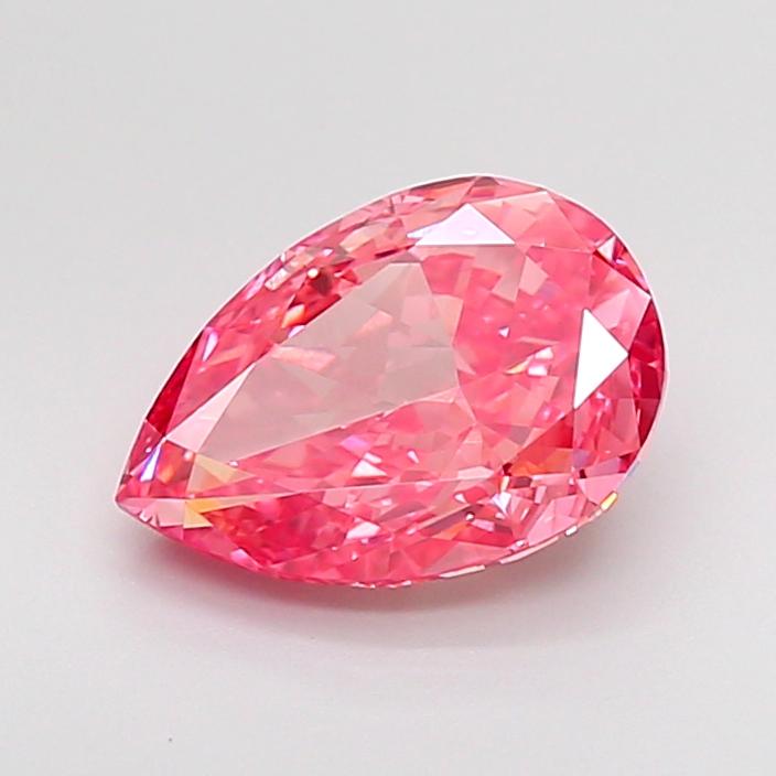 2.02 Ct. Fancy Vivid None Pink Pear Lab Grown Diamond