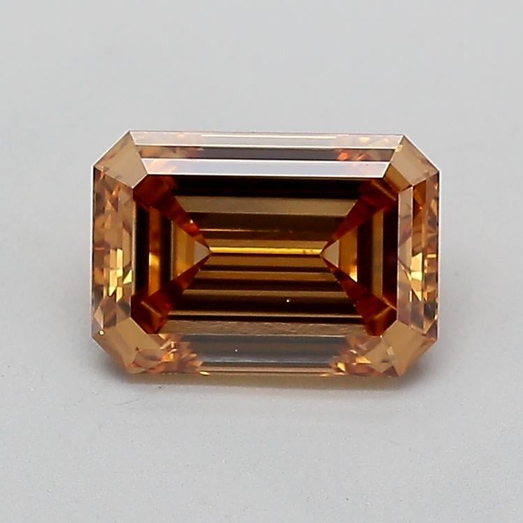 1.25 Ct. Fancy Orange Emerald Lab Grown Diamond
