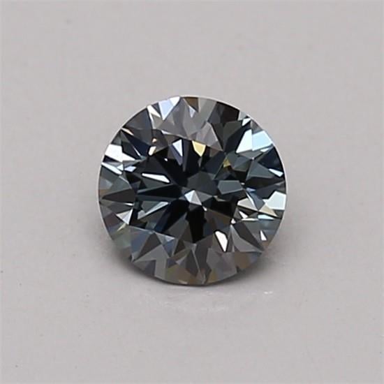 0.32 Ct. Fancy Intense Blue Round Lab Grown Diamond