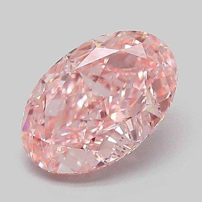 1.46 Ct. Fancy Vivid  Pink Oval Lab Grown Diamond