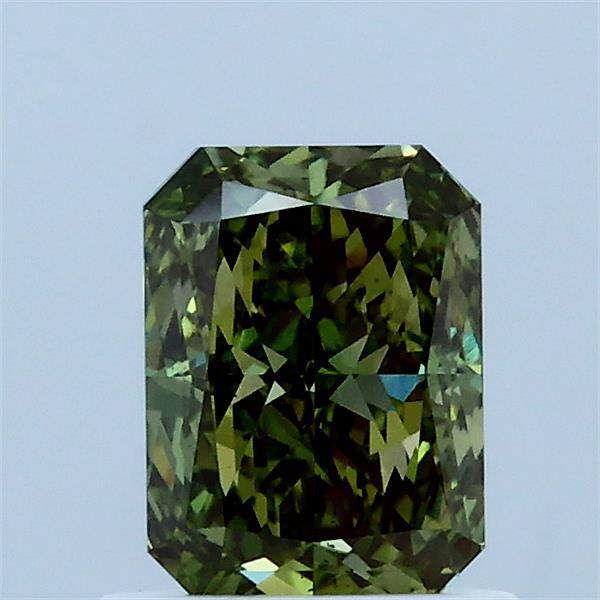 1.00 Ct. Fancy Vivid Green Radiant Lab Grown Diamond