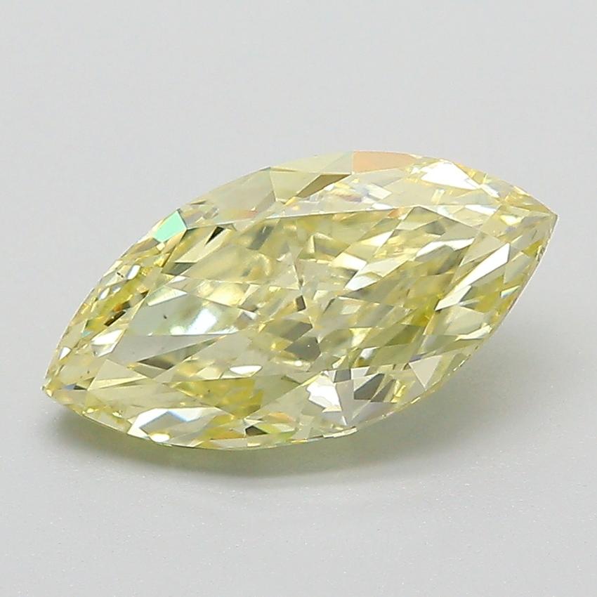 2.06 Ct. Fancy  Yellow Marquise Lab Grown Diamond