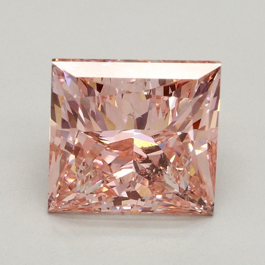3.17 Ct. Fancy Intense Pink Princess Lab Grown Diamond